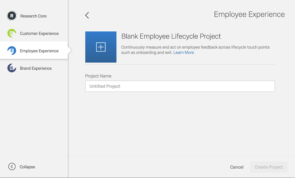 Blank employee life cycle project