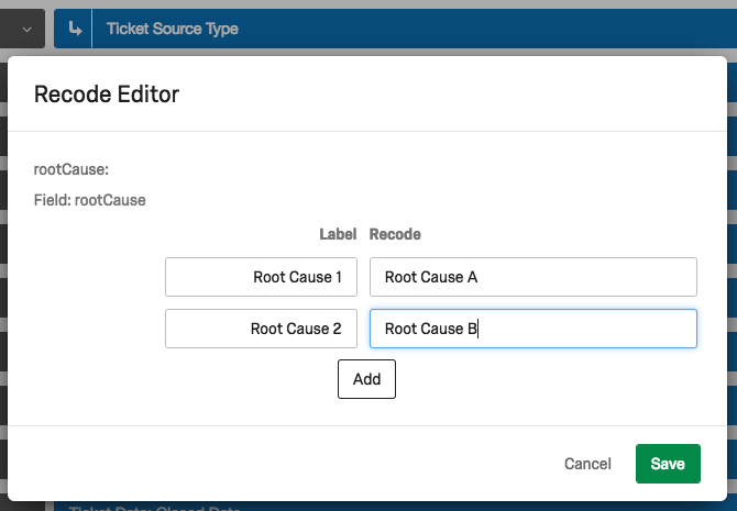 Recode editor