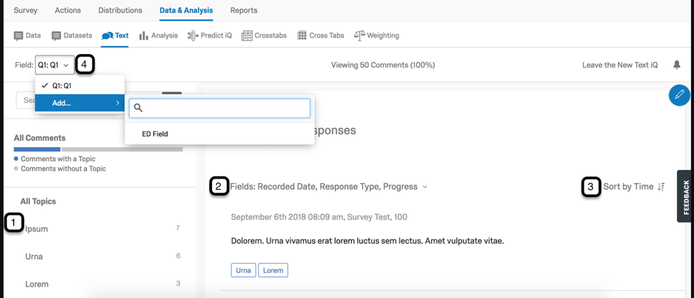 Text iQ preview for basic