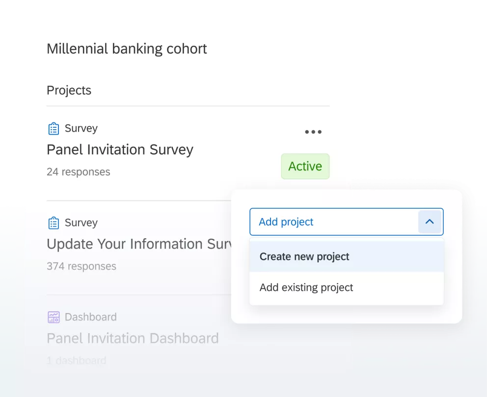 Multiple survey results
