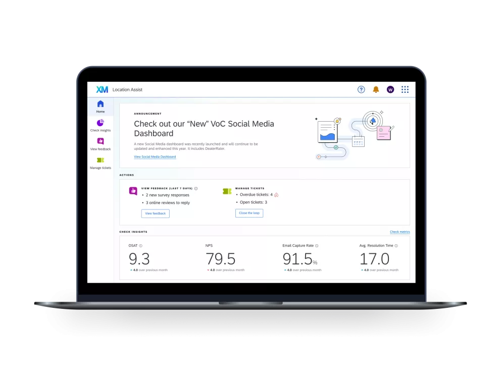 Location hub solution homepage